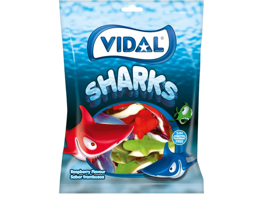 Tubarões Gomas 90g Vidal