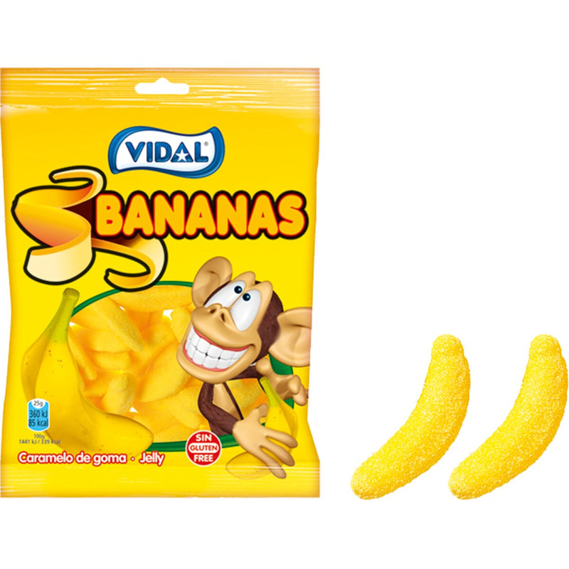 Gomas de Banana embalagem 90 g