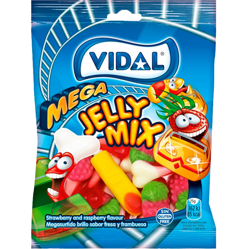 Gomas Light Mega Sortido embalagem 90 g Vidal