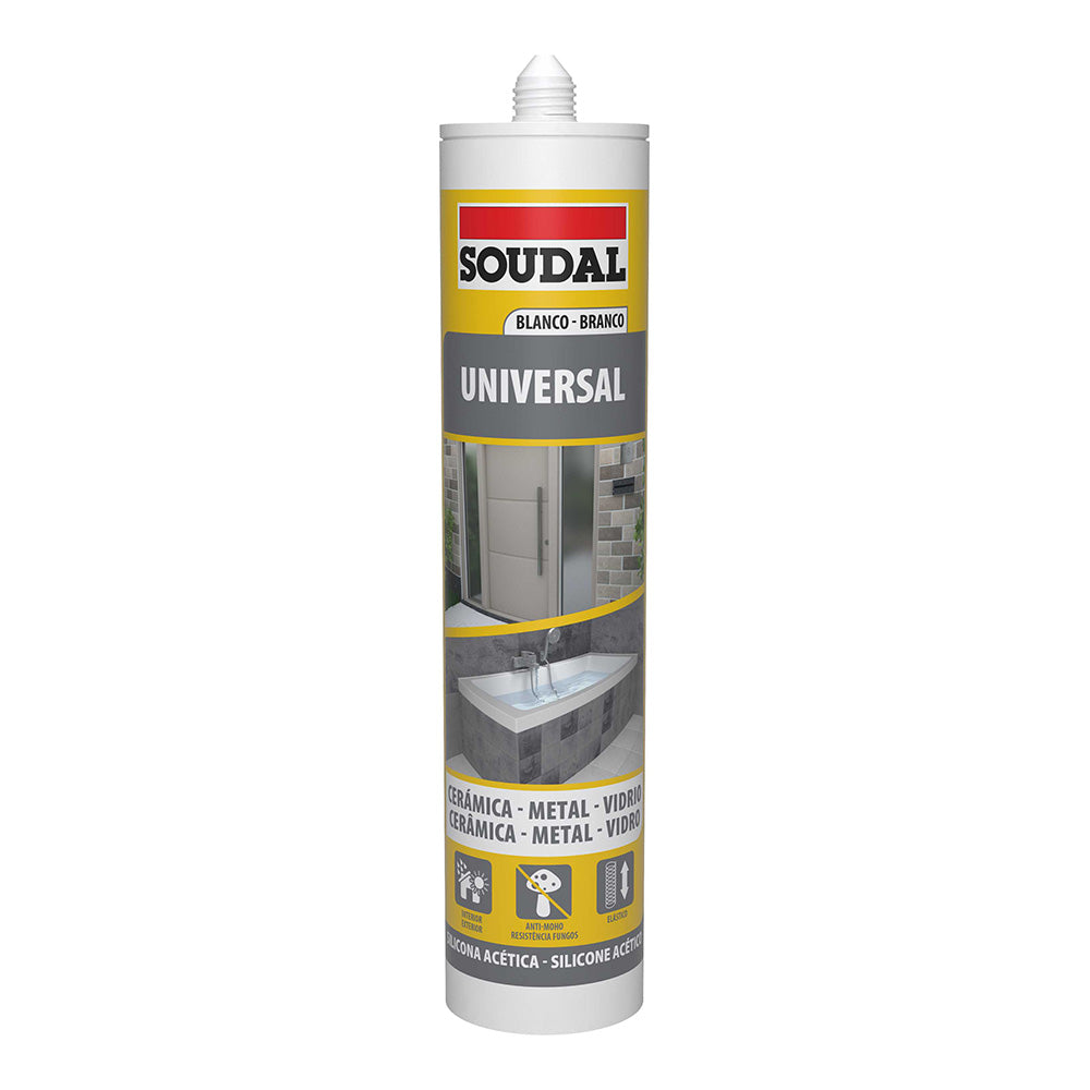 Silicona Universal Blanca 280ml 103184 SOUDAL