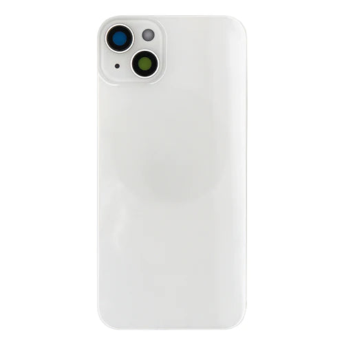 Vidro Traseiro para iPhone 14 Plus Extra Glass Branco (Enlarged Camera Frame)