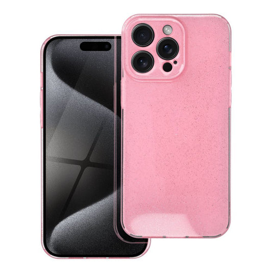 Capa Rosa com brilhos 2mm para IPHONE 15 PRO MAX