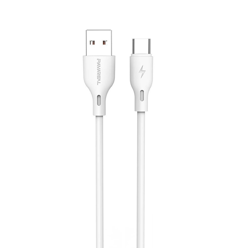 Cabo PAVAREAL USB para Tipo C 6A PA-DC186C 1 m. branco