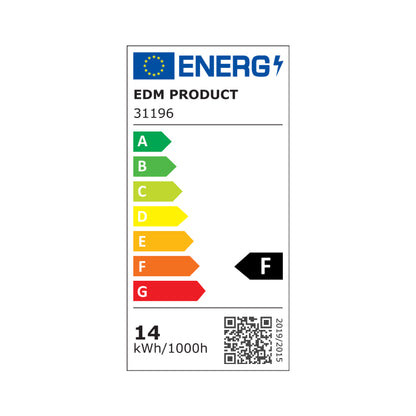 Tubo LED T8 14W 1080lm 6500K Luz Fria  (EQ.30W) Ø2,6x90cm EDM