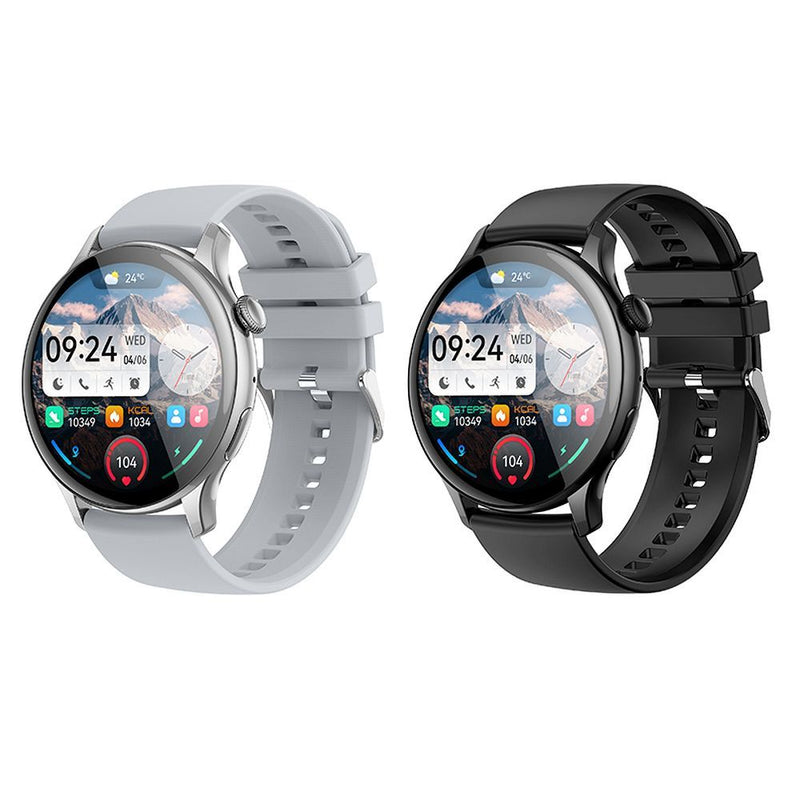 Smartwatch Hoco AMOLED Y10 Pro Prata - com função de chamada