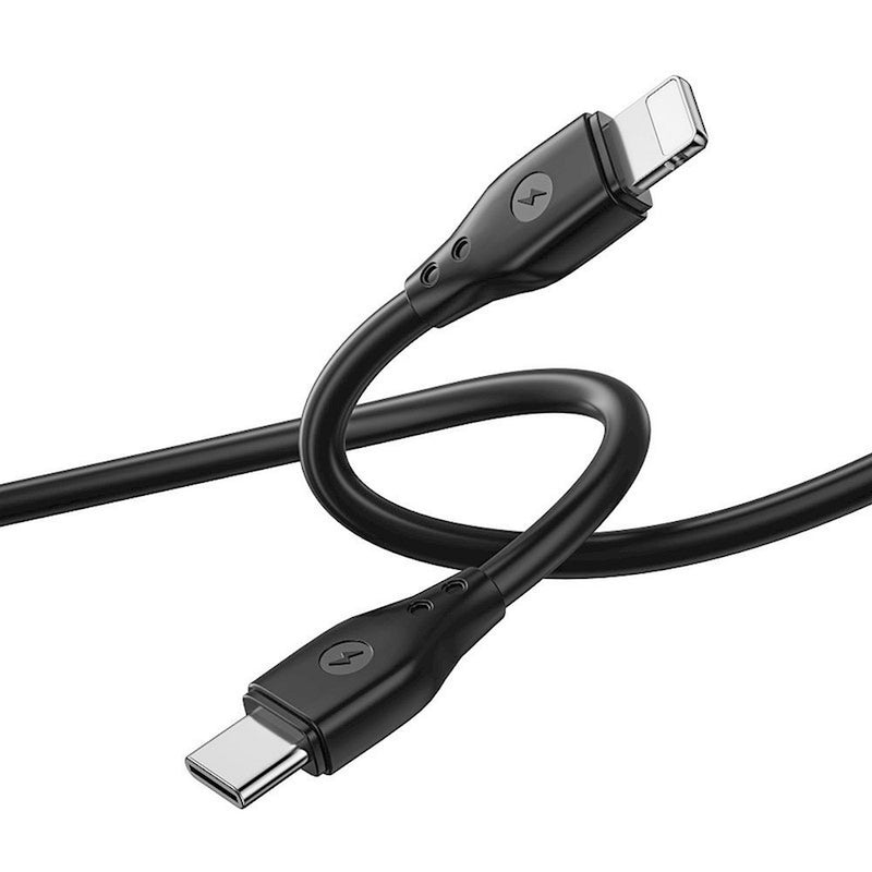 WiWU - Cabo de dados da série Pioneer Wi-C002 USB C para Lightning 30W - Preto