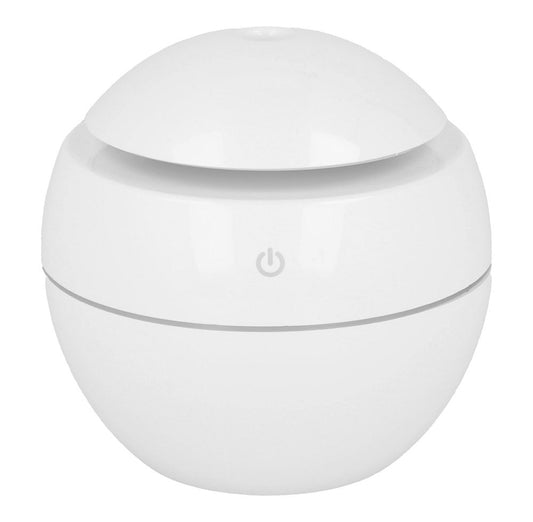 Humidificador / difusor de aromaterapia com chama colorida Art Déco modelo CAD-12/0952 branco