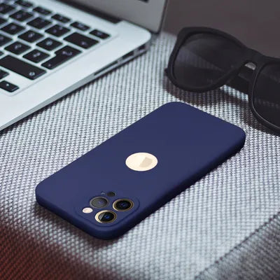 Capa SOFT para IPHONE Linha 16  Azul Escuro