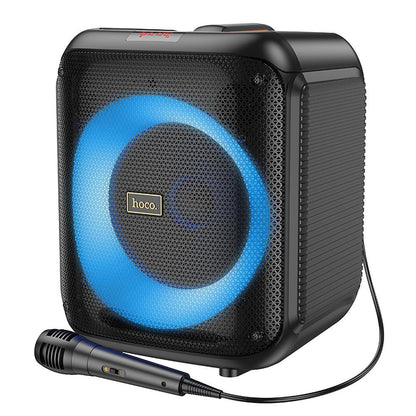 Altavoz Bluetooth HOCO + Micrófono HA1 Gracioso negro 