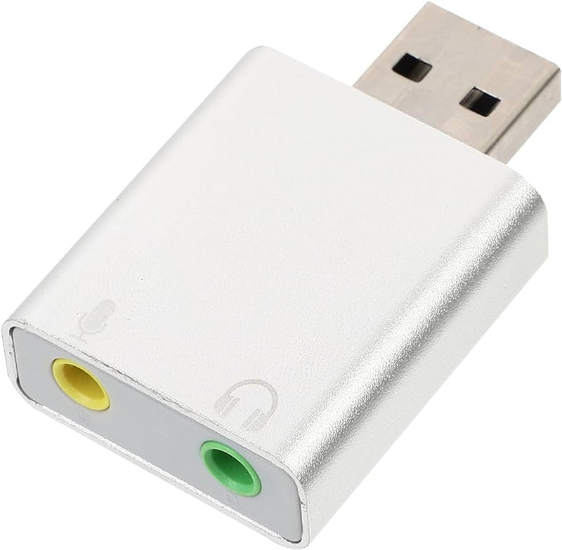 Adaptador Placa de Som USB  7.1 C/ 2 Fichas Jack PROK