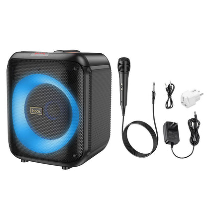 Altavoz Bluetooth HOCO + Micrófono HA1 Gracioso negro 