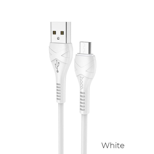 Cabo HOCO USB - Micro COOL X37 1m Branco