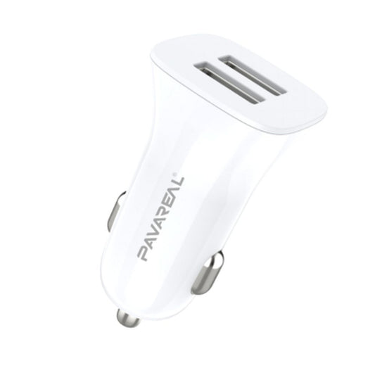 PAVAREAL Cargador de Coche 2x USB 2.4A PA-CC32S Blanco