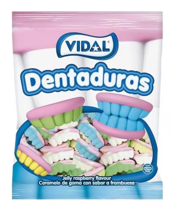 Goluseimas dentaduras de foam bolsa 65 gramas