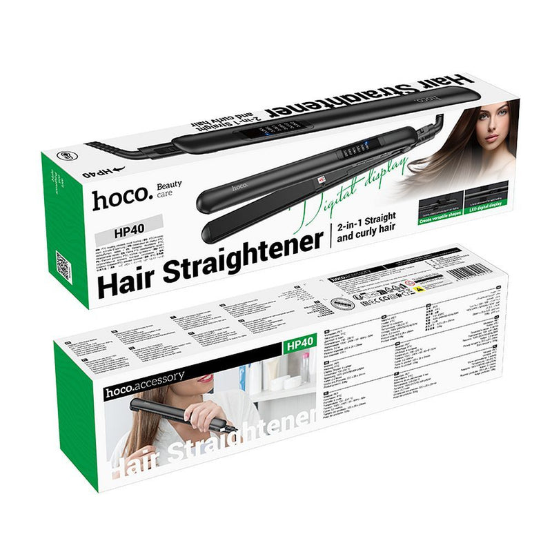 Alisador de cabelo HOCO HP40 Preto