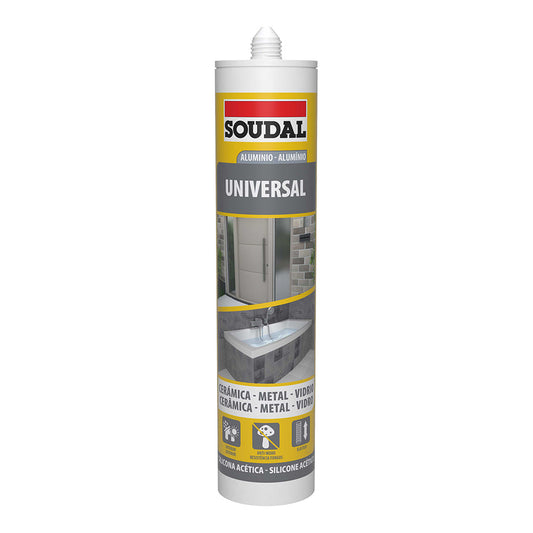 Universal Aluminio Silicona 280ml 115924 SOUDAL