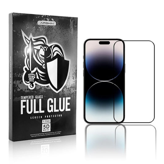 Película de vidrio templado Full Glue 5D iPhone 15 Pro Max 