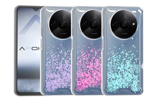 Capa de gel transparente Xiaomi Redmi A3 Glitter