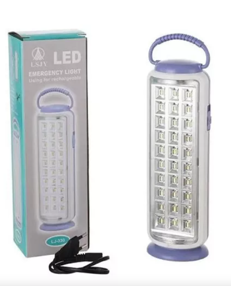 Luz de emergência LED recarregável 30 LEDs 1200mah LJ-330-1