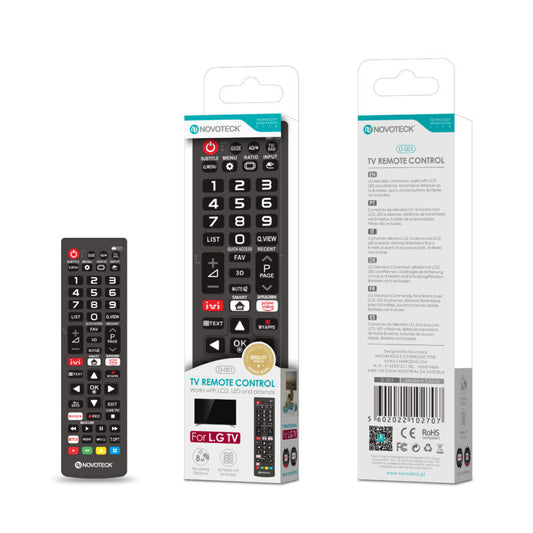 Control remoto de TV LG D-001 