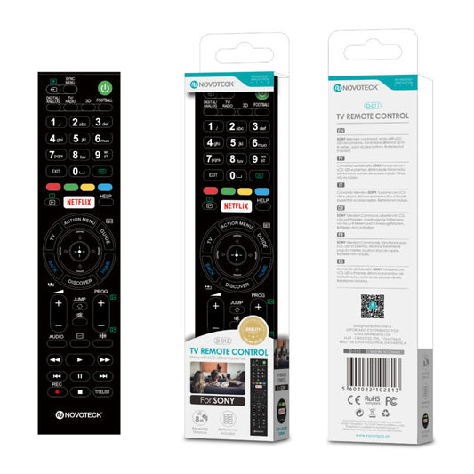 Control remoto de TV Sony D-012 