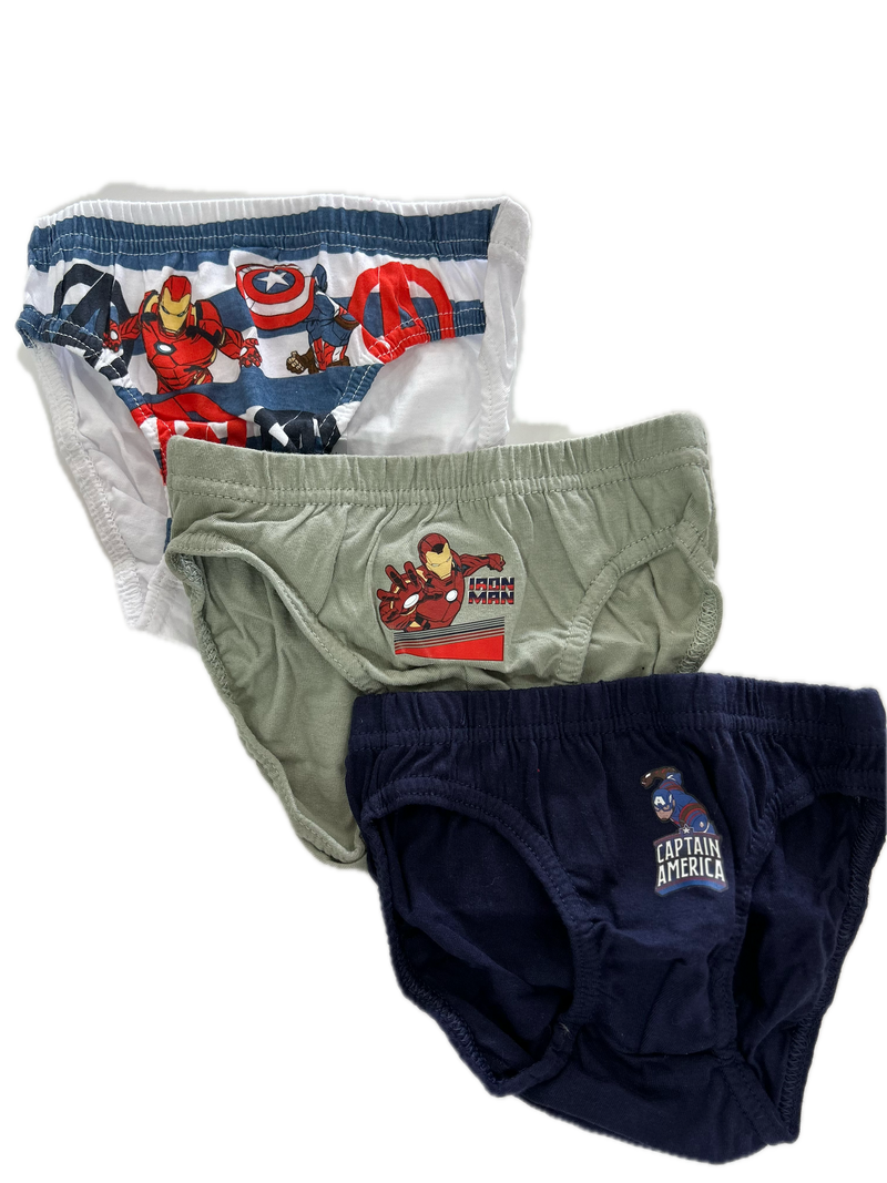 Cueca Menino "Avengers" - 3 uni