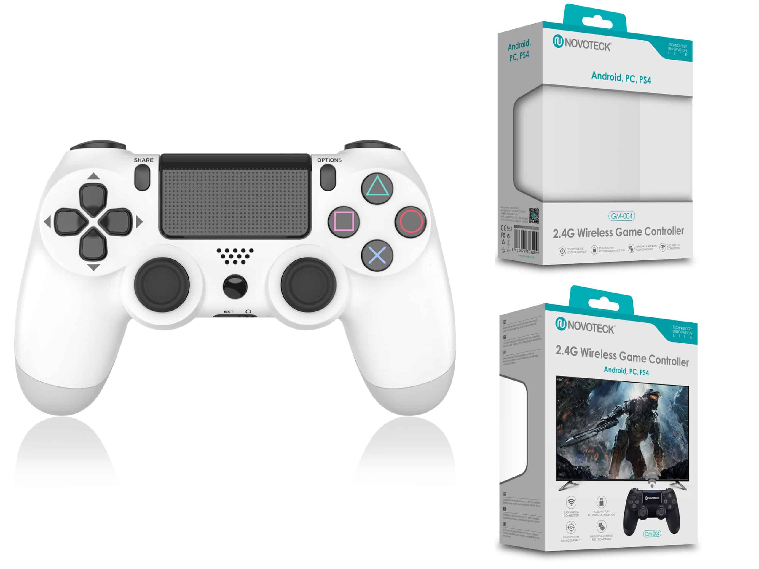 Mando Gaming GM-004 PS4-PC-ANDROID Blanco