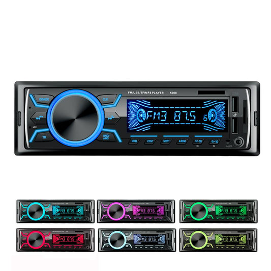 Auto Radio Coche Reproductor Mp3 SUOJUN XY-001 Negro Azul Claro 