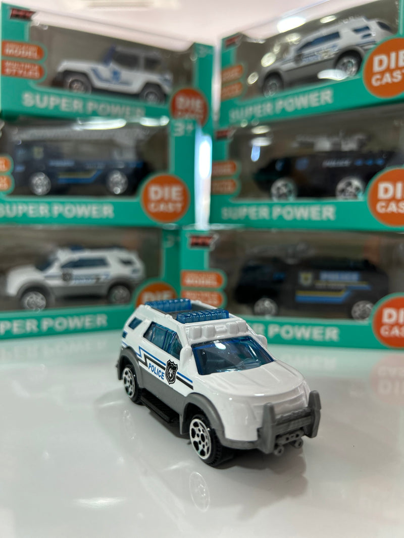 Mini Carrinhos Policia