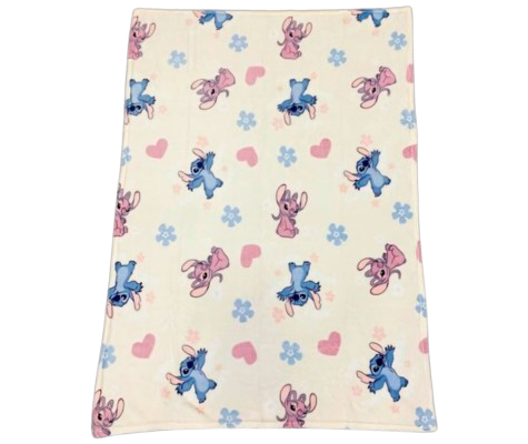 Manta Polar Stitch e Angel Disney Home – 110x150cm