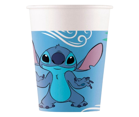 Copos de Cartão Stitch Disney – 8unidades – 200ml