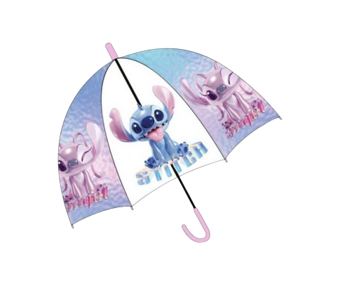 Guarda Chuva Automático Stitch e Angel Disney – 48cm