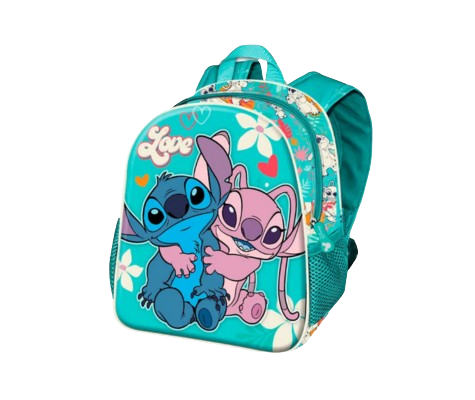 Mochila 3D Stitch e Angel Disney – 30cm