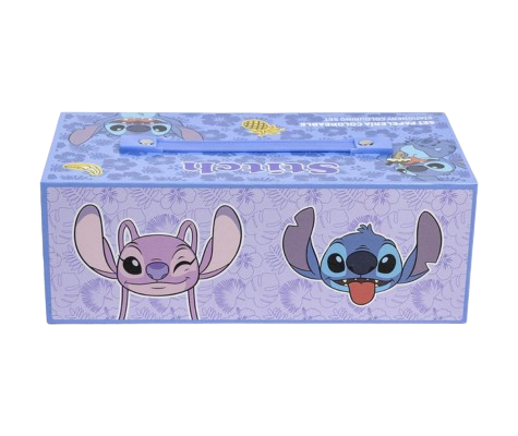 Set De Papelaria Para Pintar Stitch Disney