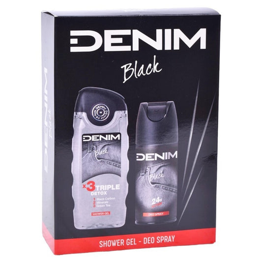 Denim Black Gel de Banho+ Desodorizante Spay