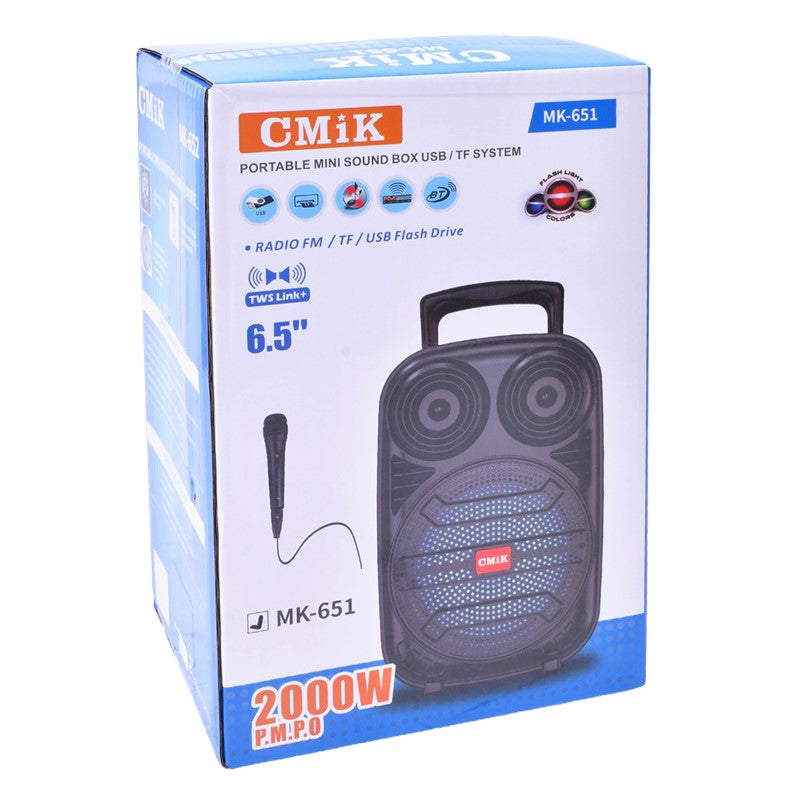 Coluna Bluetooth 206-029 -Mk-651 2000w