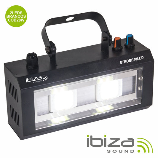 Estroboscopio con 2 Cob Leds 20w Ibiza