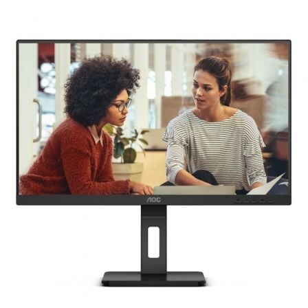 Monitor AOC 24E3QAF 23,8"/ Full HD/ Multimídia/ Altura Ajustável/ Preto