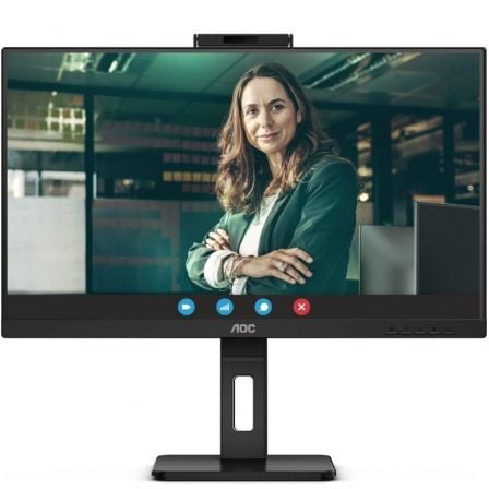 Monitor profissional AOC Q27P3QW 27"/ QHD/ Webcam/ Multimídia/ Altura ajustável/ Preto