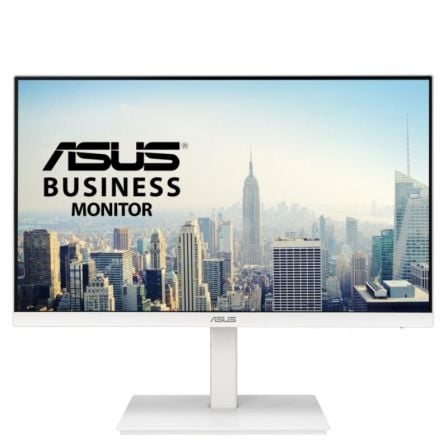 Monitor Profissional Asus VA24EQSB-W 23,8"/ Full HD/ Multimídia/ Altura Ajustável/ Branco