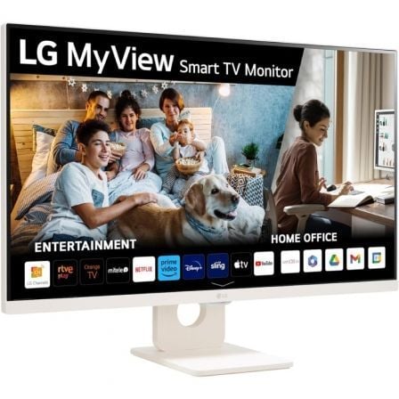 Monitor Inteligente LG MyView 27SR50F-W 27"/ Full HD/ Smart TV/ Multimídia/ Branco