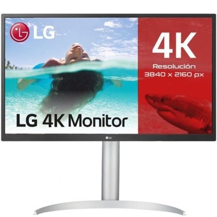 Monitor Profissional LG 27UP550P-W 27"/ 4K/ Altura Ajustável/ Branco