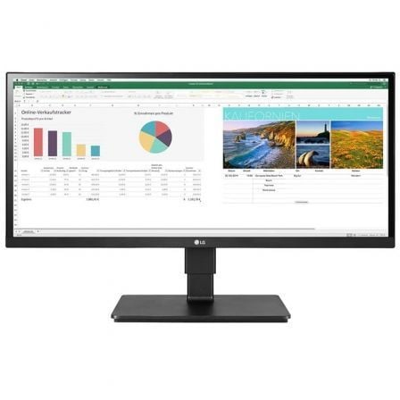 LG 29BN650-B Monitor profissional ultrapanorâmico de 29"/ WFHD/ Multimídia/ Altura ajustável/ Preto