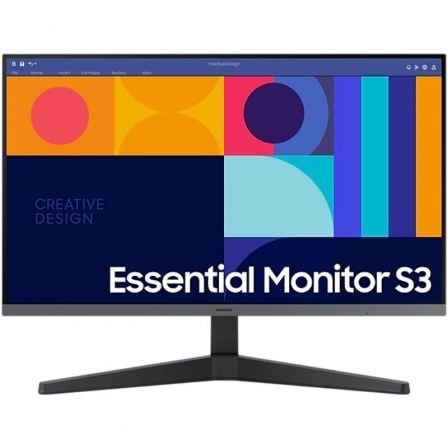 Monitor Profissional Samsung Essential Monitor S3 S27C330GAU/ 27"/ Full HD/ Preto