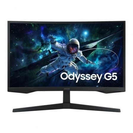 Monitor Gaming Curvo Samsung Odyssey G5 S27CG552EU 27"/ QHD/ 1ms/ 165Hz/ VA/ Preto