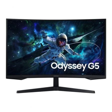 Monitor Gaming Curvo Samsung Odyssey G5 S32CG552EU 32"/ QHD/ 1ms/ 165Hz/ VA/ Preto