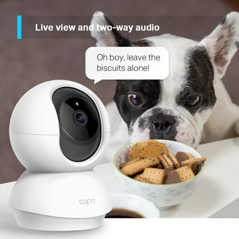 Câmera de vigilância por vídeo TP-Link Tapo TC70/ Visão Noturna/ Controle de APP