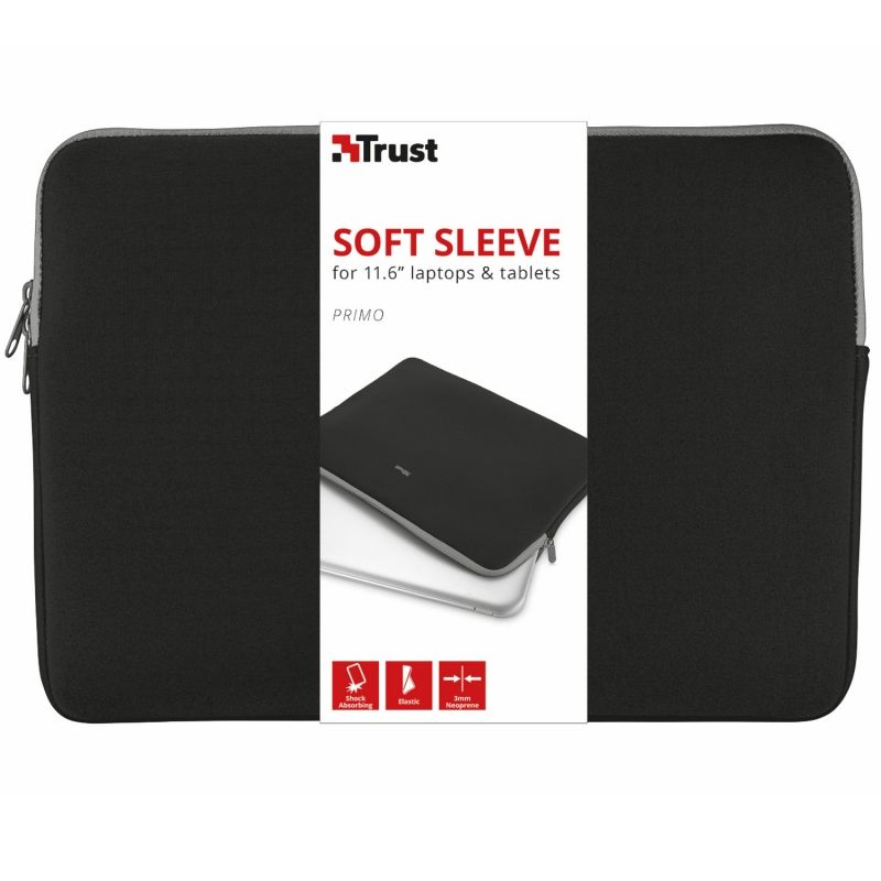 Mala Trust Primo para laptops/tablets de até 11,6"/preto