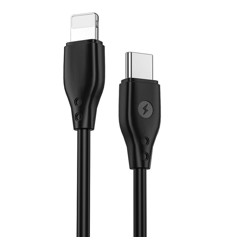 WiWU - Cabo de dados da série Pioneer Wi-C002 USB C para Lightning 30W - Preto