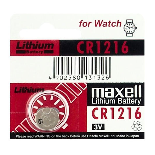 Pilha de Litio CR1216 MAXELL